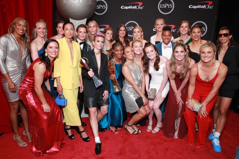 Here’s What the U.S. Women’s National Soccer Team Wore to the ESPYs