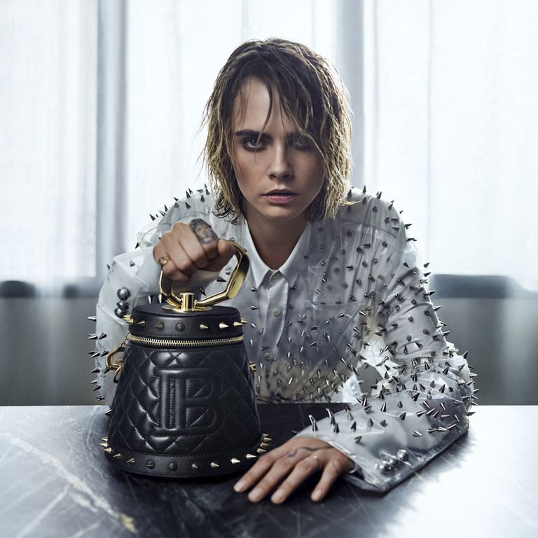 Cara Delevingne’s New Balmain Bags Are More than a Fashion Statement