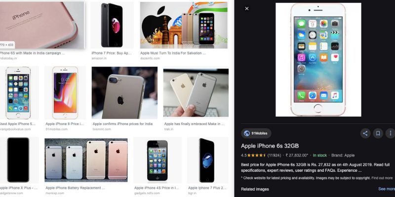 Google image search1565180503644 - Now you can shop on Google with its new enhanced search feature