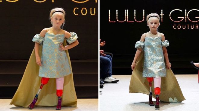 Daisy-May Demetre: Model, 9, appears in Paris Fashion Week