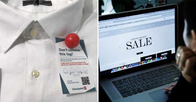 Online retailers are introducing a new tag makes it harder to return clothes