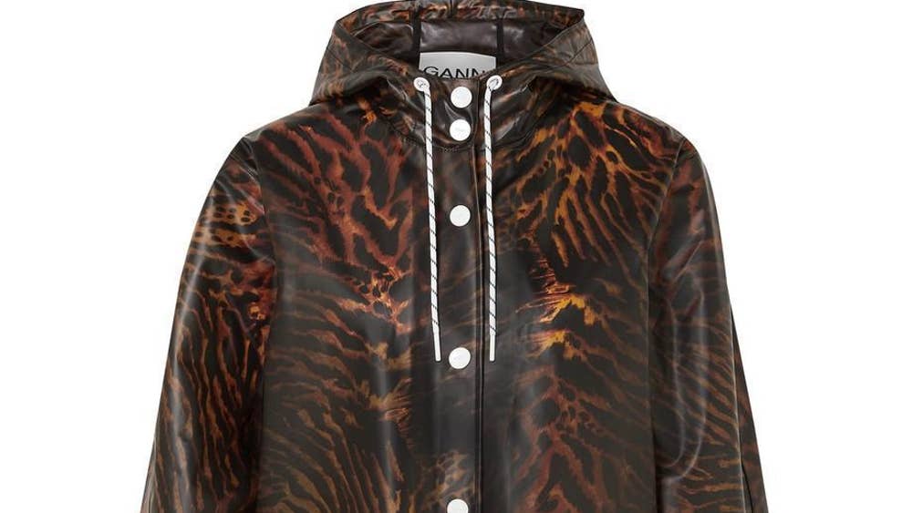 ganni tiger - The best raincoats to keep you dry and stylish this autumn