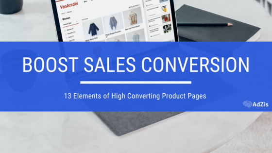 13 Elements of High Converting Product Pages